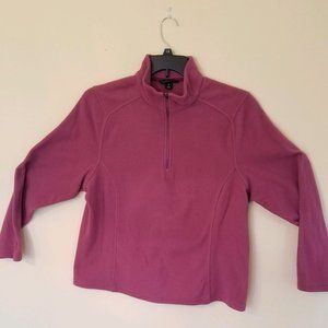 Lands End Fleece Half Zip Pullover